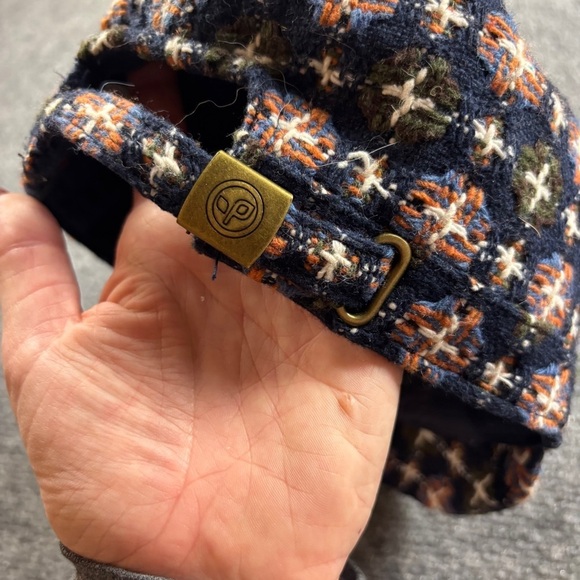 PISTIL Women’s Tweed Blue Pattern Newsboy Cap hat One Size Fits Most - Picture 3 of 8